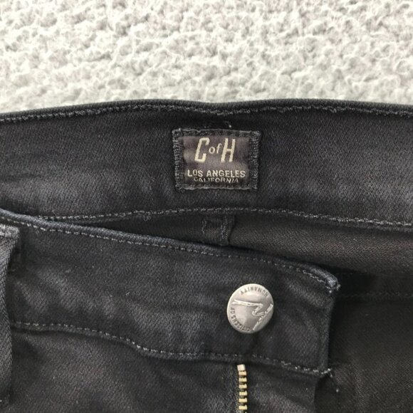COH Womens Size 28‎ Avedon Slick Skinny Leg Black Stretch Denim Mid Rise Jeans - Picture 7 of 16